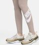 Nike Sportswear Essential Legging met hoge taille en logo voor dames Bruin - Thumbnail 3