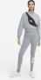 Nike Sportswear Essential Legging met hoge taille en logo voor dames Grijs - Thumbnail 8
