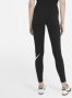 Nike Sportswear Essential Legging met hoge taille en logo voor dames Zwart - Thumbnail 3