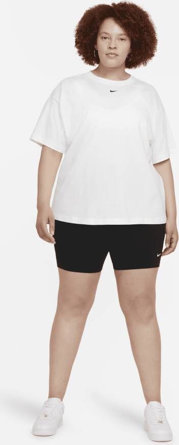 Nike Sportswear Essential Oversized damestop met korte mouwen (Plus Size) Wit