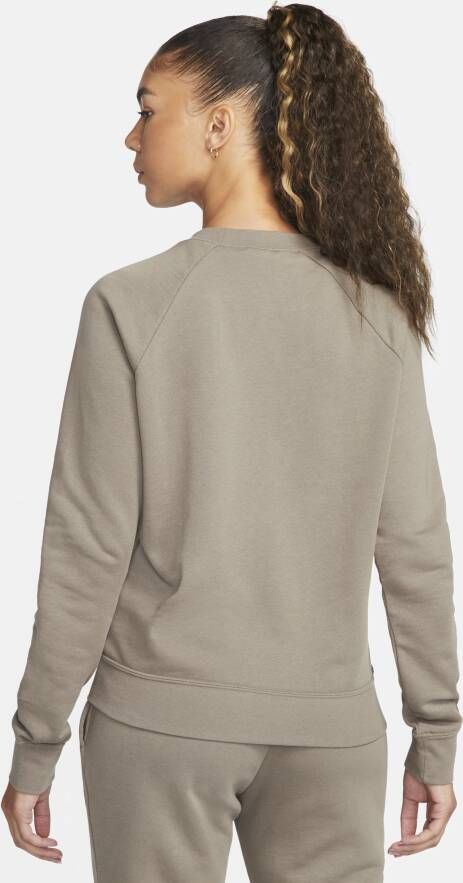 Nike Sportswear Essential Sweatshirt van fleece voor dames Grijs