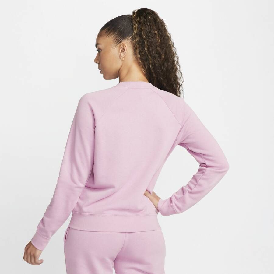 Nike Sportswear Essential Sweatshirt van fleece voor dames Paars