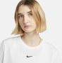 Nike Sportswear Essential T-shirt voor dames Wit - Thumbnail 4