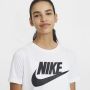 Nike Sportswear Essential T-shirt voor dames Wit - Thumbnail 3