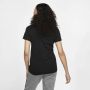 Nike sportswear essentials icon future shirt zwart wit dames - Thumbnail 10