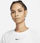 Nike Sportswear Essential Short-sleeve T-shirt Dress T-shirts Kleding white black maat: M beschikbare maaten:XS M - Thumbnail 3