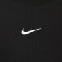 Nike Sportswear Chill Knit aansluitende korte tanktop met mini-rib voor dames Zwart - Thumbnail 4