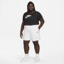 Nike Sportswear Essentials T-shirt met logo voor dames (Plus Size) Zwart - Thumbnail 4