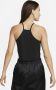 Nike Sportswear Essentials tanktop met ribbelstructuur voor dames Zwart - Thumbnail 2