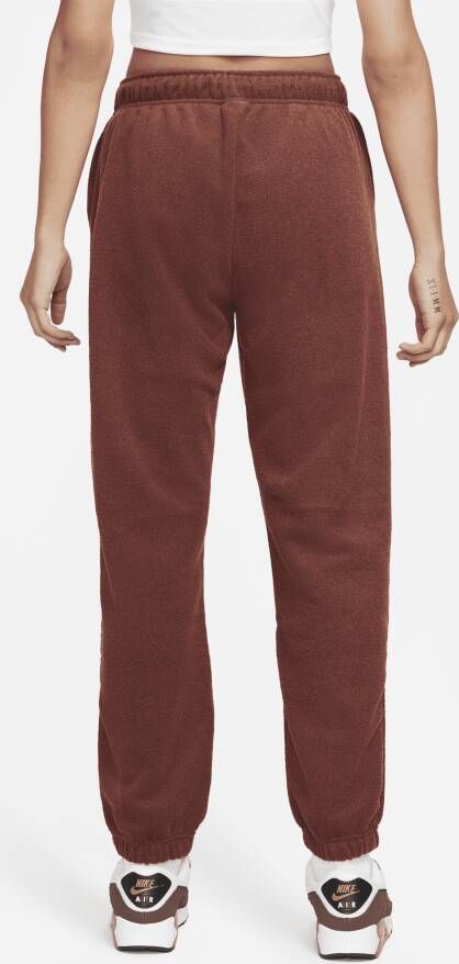 Nike Sportswear Essentials Zachte joggingbroek met hoge taille voor dames Bruin