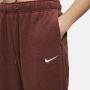 Nike Sportswear Essentials Zachte joggingbroek met hoge taille voor dames Bruin - Thumbnail 5