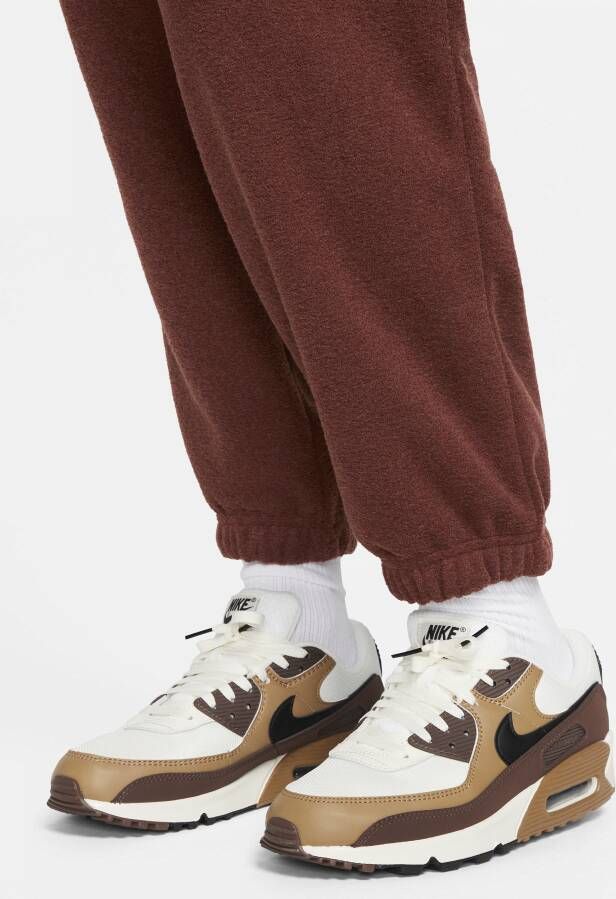 Nike Sportswear Essentials Zachte joggingbroek met hoge taille voor dames Bruin