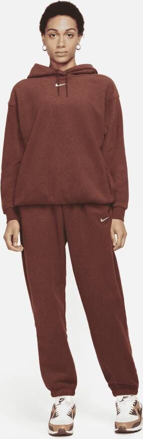 Nike Sportswear Essentials Zachte joggingbroek met hoge taille voor dames Bruin