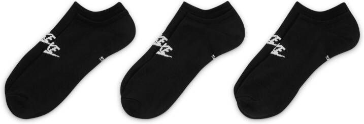 Nike Sportswear Everyday Essentials Onzichtbare sokken (3 paar) Zwart