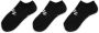 Nike Sportswear Everyday Essentials Onzichtbare sokken (3 paar) Zwart - Thumbnail 3
