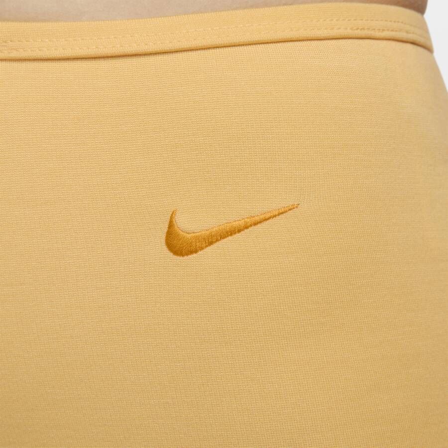 Nike Sportswear Everyday Modern Bikershorts met hoge taille voor dames Bruin