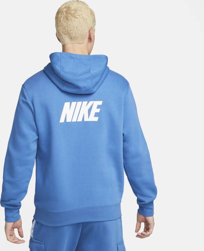 Nike Sportswear Fleecehoodie voor heren Blauw
