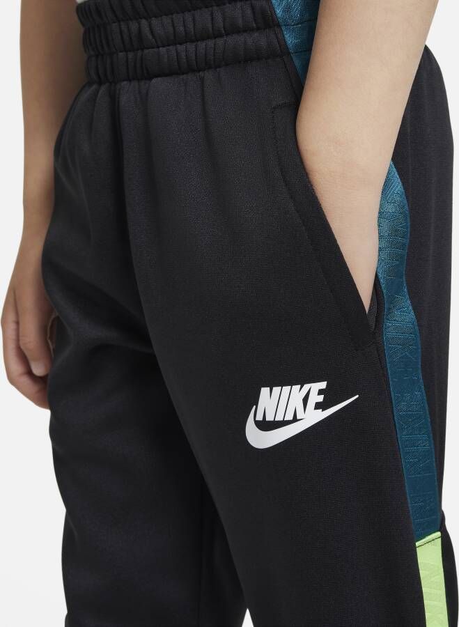 Nike Sportswear Full-Zip Taping Set trainingspak met Dri-FIT voor peuters Zwart