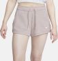 Nike Sportswear Geribde jersey damesshorts met hoge taille Bruin - Thumbnail 2
