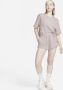 Nike Sportswear Geribde jersey damesshorts met hoge taille Bruin - Thumbnail 5