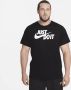 Nike Tee Just Do It Swoosh T-shirts Kleding black white maat: L beschikbare maaten:S M L - Thumbnail 13