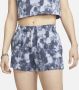 Nike Sportswear jersey damesshorts met wave-dye Grijs - Thumbnail 2