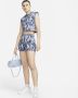 Nike Sportswear jersey damesshorts met wave-dye Grijs - Thumbnail 5