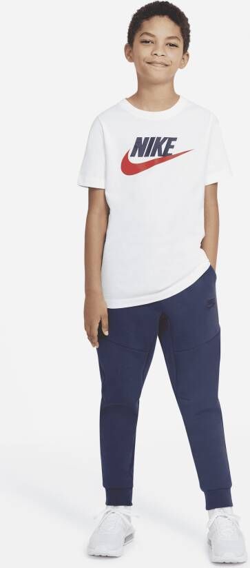Nike Sportswear Katoenen T-shirt voor kids Wit
