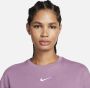 Nike Sportswear Kort T-shirt voor dames Paars - Thumbnail 3
