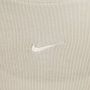Nike Sportswear Essential korte damestop met ribbels en lange mouwen Bruin - Thumbnail 4