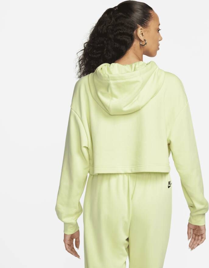 Nike Sportswear Korte danshoodie van fleece voor dames Groen