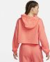 Nike Sportswear Korte danshoodie van fleece voor dames Oranje - Thumbnail 2