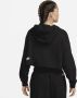Nike Sportswear Korte danshoodie van fleece voor dames Zwart - Thumbnail 2
