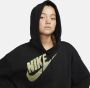 Nike Sportswear Korte danshoodie van fleece voor dames Zwart - Thumbnail 3