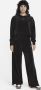 Nike Sportswear Women's Velour Cropped Pullover Hoodie Hoodies Kleding black sail maat: M beschikbare maaten:XS M L - Thumbnail 4