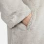 Nike Sportswear Lang damesjack van imitatiebont Grijs - Thumbnail 5