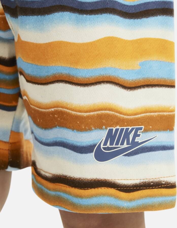 Nike Sportswear 'Leave No Trace' Printed Shorts Set Tweedelige peuterset Meerkleurig