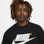 Nike Oversize T-shirt met korte mouwen en ronde hals Black Heren - Thumbnail 3