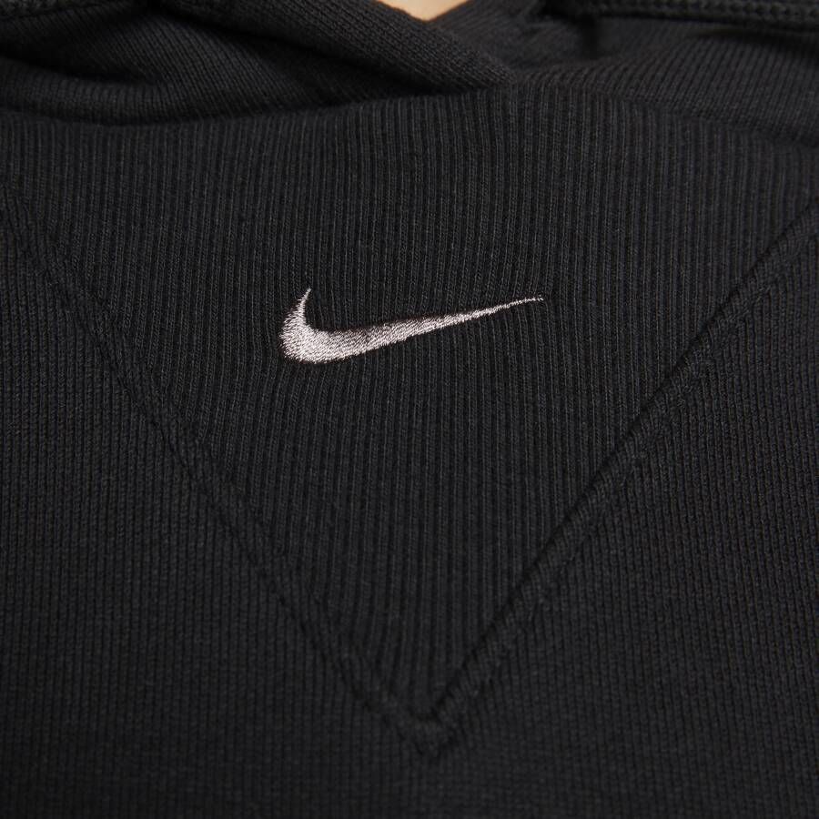 Nike Sportswear Modern Fleece Oversized hoodie van sweatstof voor dames Zwart