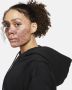 Nike Sportswear Modern Fleece Oversized hoodie van sweatstof voor dames Zwart - Thumbnail 5