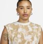 Nike Sportswear mouwloze jersey damestop met wave-dye Wit - Thumbnail 3