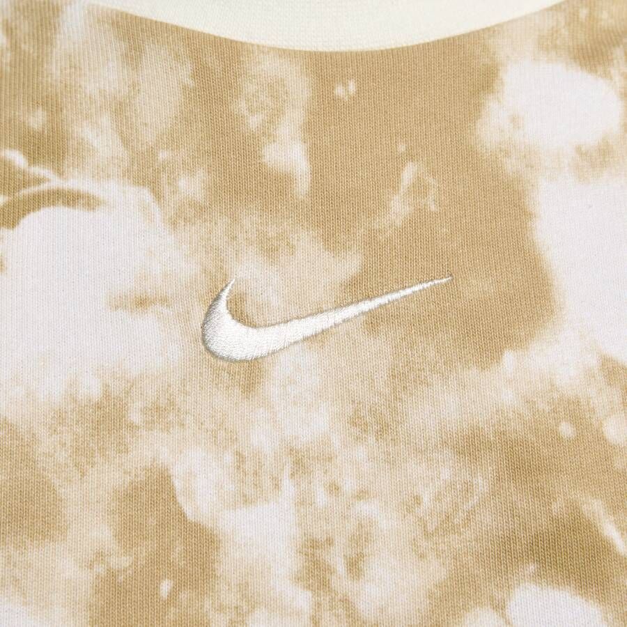 Nike Sportswear mouwloze jersey damestop met wave-dye Wit