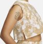 Nike Sportswear mouwloze jersey damestop met wave-dye Wit - Thumbnail 5