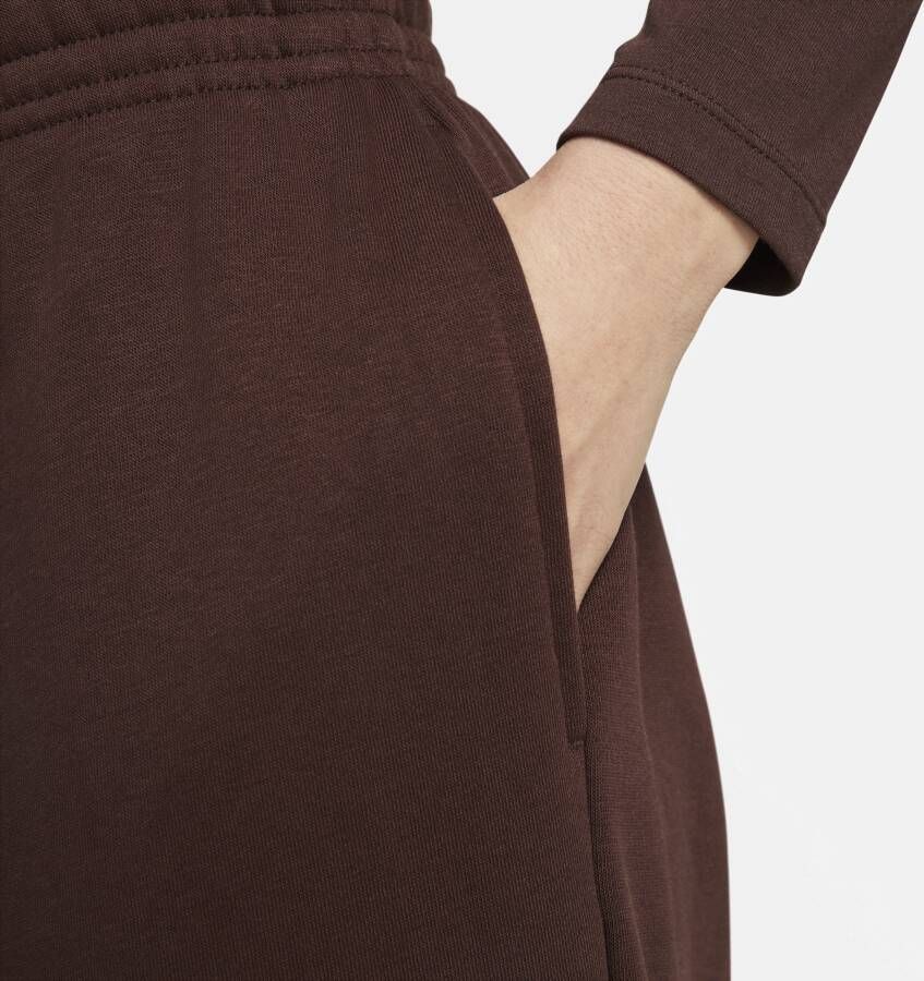Nike Sportswear Oversized dansbroek van fleece voor dames Bruin