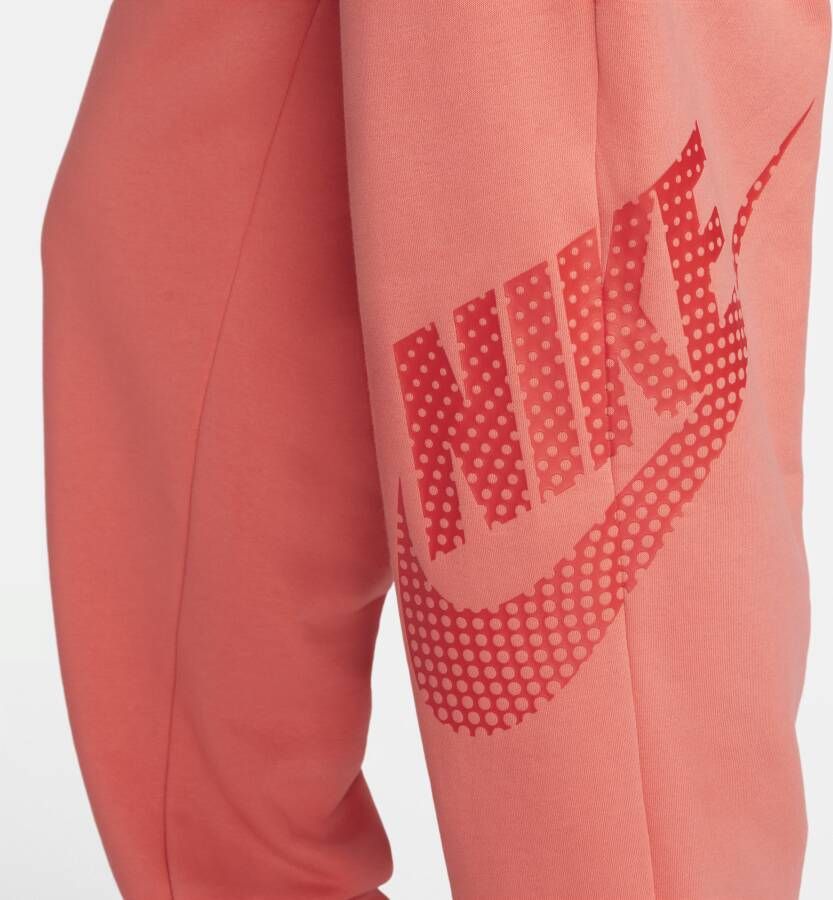 Nike Sportswear Oversized dansbroek van fleece voor dames Oranje