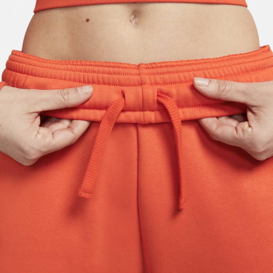 Nike Sportswear Oversized dansbroek van fleece voor dames Rood
