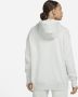 Nike Sportswear Oversized Fleece Hoodie Hoodies Kleding LIGHT SILVER BLACK maat: S beschikbare maaten:S - Thumbnail 2