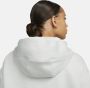Nike Sportswear Oversized Fleece Hoodie Hoodies Kleding LIGHT SILVER BLACK maat: S beschikbare maaten:S - Thumbnail 4