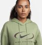 Nike Sportswear Oversized fleecehoodie voor dames Groen - Thumbnail 4