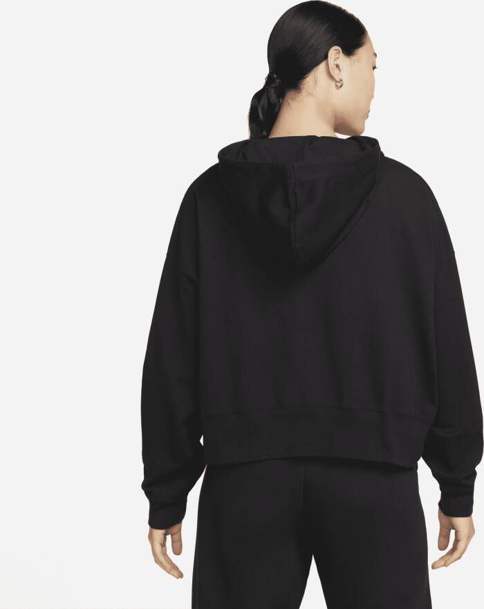 Nike Sportswear Oversized hoodie voor dames van jersey Zwart
